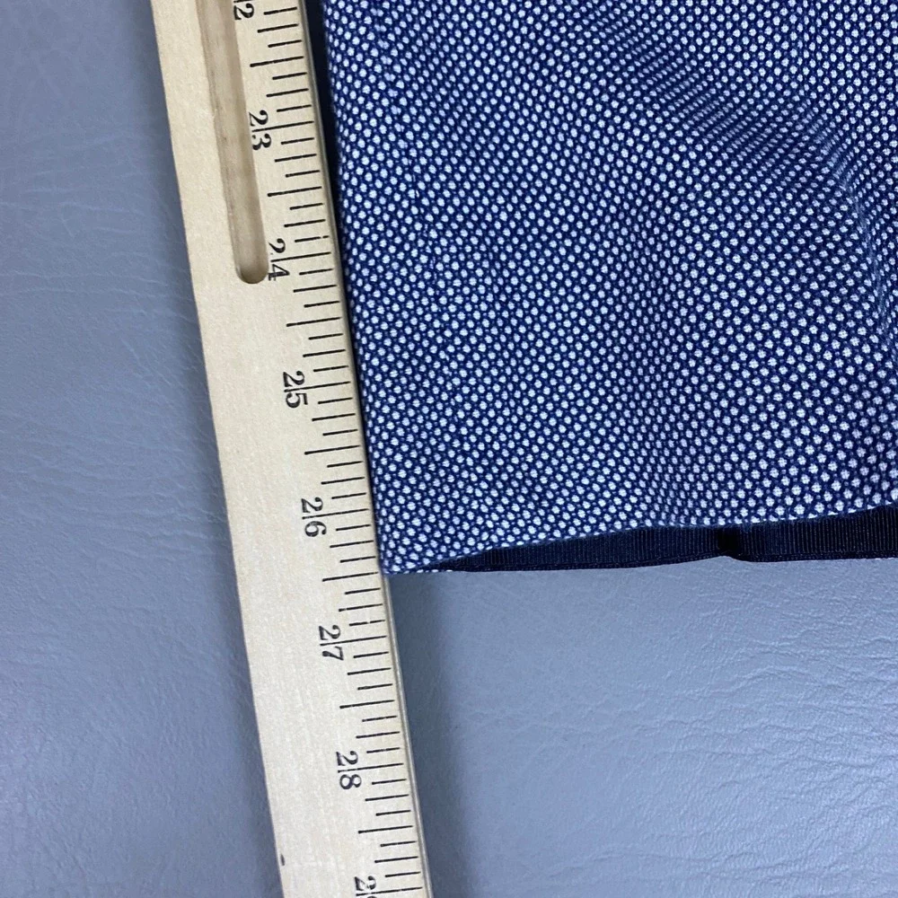 Suitsupply Dress Pants Men's Size 34 Brescia Blue White Micro Dot Cotton